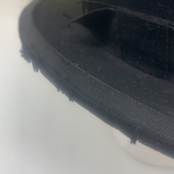 Mallory Aristocrat Vintage Black Wool Bowler Hat Steampunk  Size 6 7/8 HT4332 - Picture 4 of 10